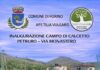 Forino, inaugurazione nuovo campo di calcetto a Petruro: evento il 2 maggio 2026